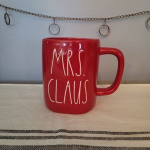 Rae Dunn Mrs. Claus Red Mug